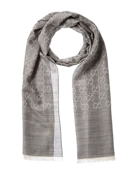 gucci wool and silk blend scarf|Gucci Scarves and Wraps for Women .